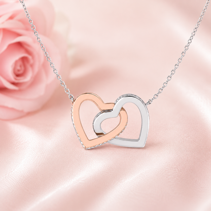 To My Amazing Mom Necklace – Dark Grey Card | Thank You Mom Gift, Mother Daughter Gift, Birthday or Mother's Day Jewelry